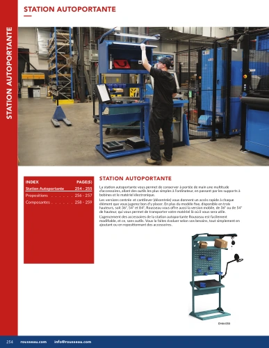 Station Autoportante G01-MR26_18_Station_autoportante Pedlex Rousseau metal brochure catalogue
