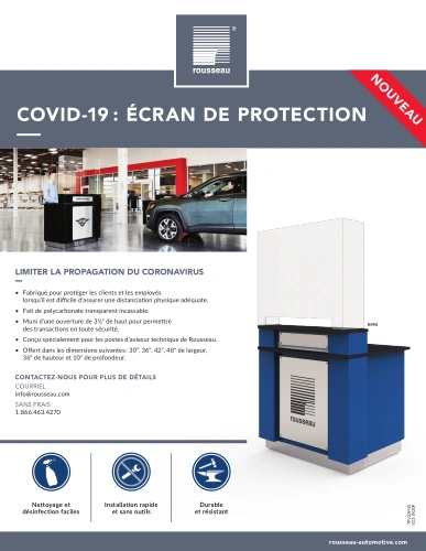 Brochure Covid 19 Ecran de protection V23-JN20F_v02 Pedlex Rousseau metal brochure
