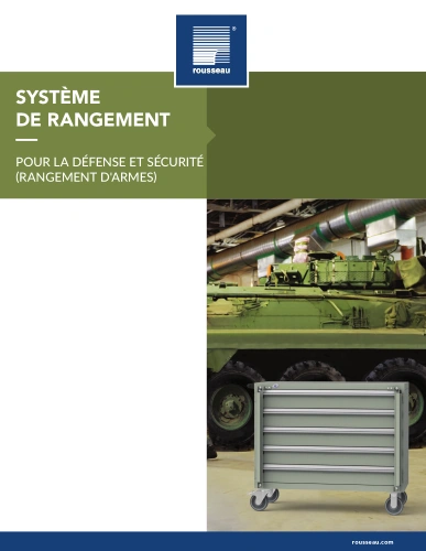 Industrie systeme de rangement I07-MA26F Pedlex Rousseau metal brochure industrie