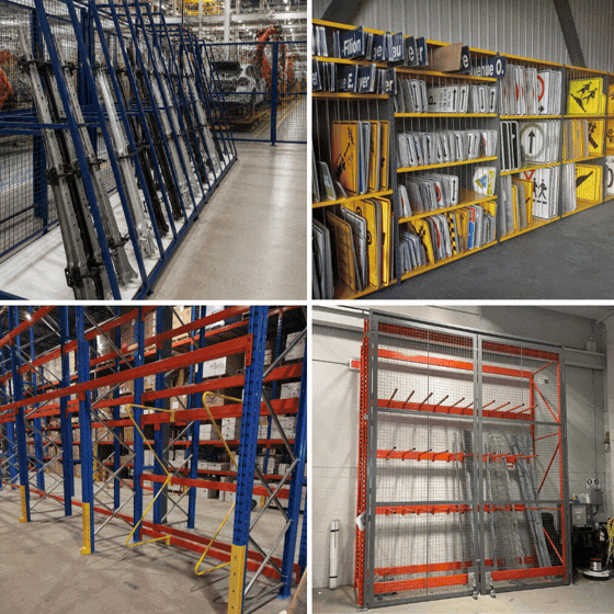 Rangement vertical équipement entreposage stockage Pedlex fabriqué au Québec